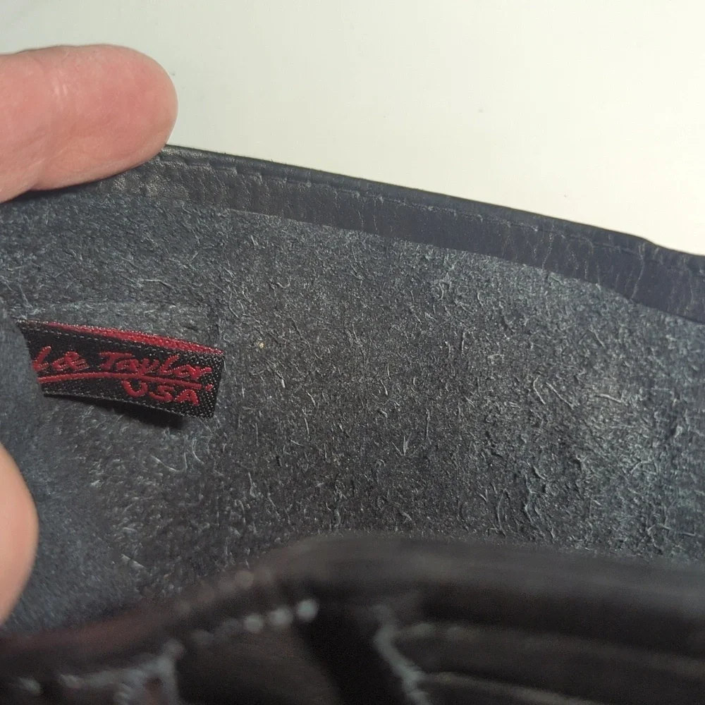 Paul & Taylor USA Black Leather Wallet